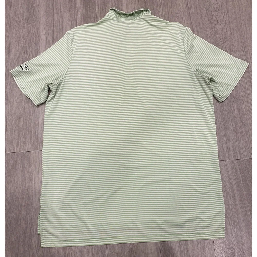 RLX Ralph Lauren Green Polo Short Sleeve Golf Polo Shirt XL Raspberry Falls Club